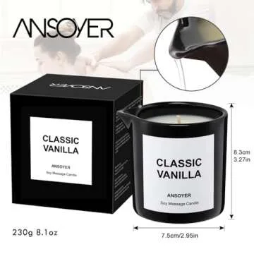 ANSOYER Massage Oil Candle - Ultra Hydrating Gift