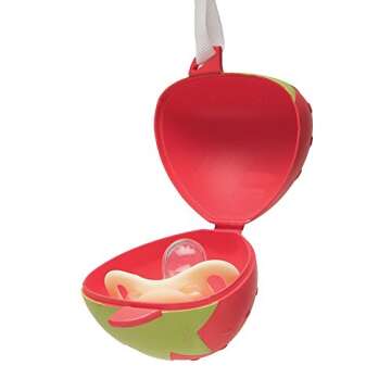 Taf Toys Garden Spiral | Baby’s Fun Accessory for Car Seat & Pram Etc, Hanging Rattling Toys, Easier Parenting, Keeps Your Baby Happy, Ideal Gift, Soother Strawberry Shape Case, for Easier Outdoors