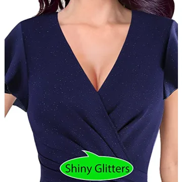 Sparkly VFSHOW Peplum Evening Gown for Women