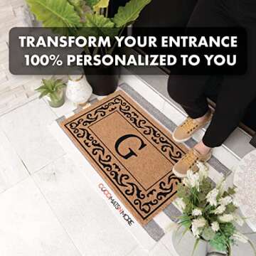 Personalized Coco Doormat with Elegant Design - 22x36