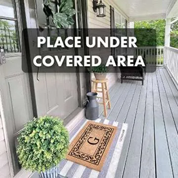 Personalized Coco Doormat with Elegant Design - 22x36