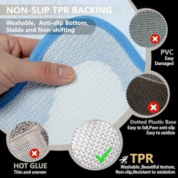 Soft Non-Slip Bathroom Runner Rug 18" x 47" for Elegant Decor