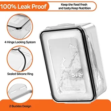 44 PCS Airtight Food Storage Container Set for Kitchen Organization