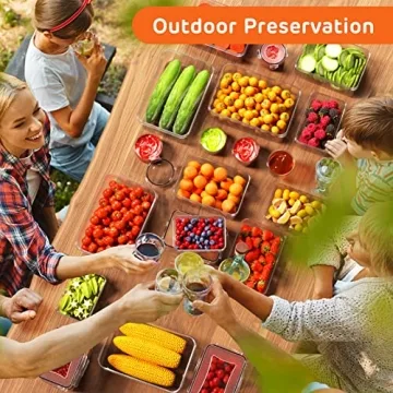 44 PCS Airtight Food Storage Container Set for Kitchen Organization