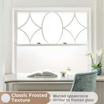 rabbitgoo Window Privacy Film for Natural Light & Privacy