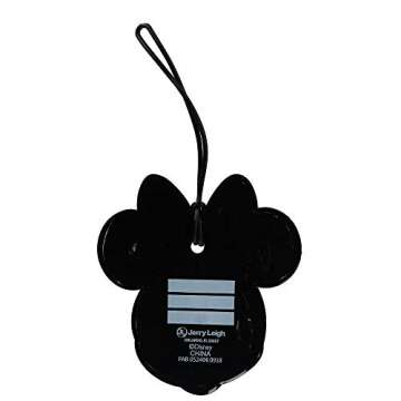 Disney Minnie Mouse Face Travel Luggage ID Tag for Easy Identification