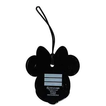 Disney Minnie Mouse Face Travel Luggage ID Tag for Easy Identification