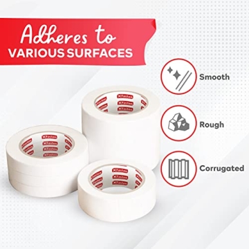 XFasten Double Sided Tape - Residue-Free & Versatile Craft Tape