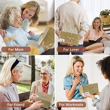 Candles Gifts for Women, 4 Pack Candles for Home Scented, 28 Oz Large Soy Aromatherapy Candles Set, Lavender Fresh Rose Long Lasting Scented Candle Set for Women Men Birthday Christmas