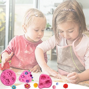 Mity Rain Mini Flower Silicone Molds for Baking