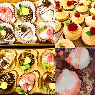 Mity Rain Mini Flower Silicone Molds for Baking