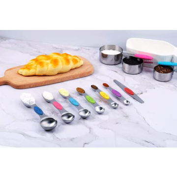 TILUCK Measuring Cups and Spoons Set for Kitchen Efficiency