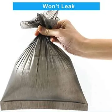 xuenair Car Trash Bag, [PE]Mini Trash Bags for Car, Mini Garbage Bags for Car Trash Can with Tear-Resistant Black Discreet Design Perfect Waste Disposal for Home Office On-The-Go Travel