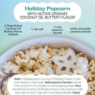 Nutiva Organic Coconut Oil with Non-Dairy Butter Flavor, 14 Ounce (Pack of 2), USDA Organic, Non-GMO, Whole 30 Approved, Vegan & Gluten-Free, Plant-Based Replacement for Butter