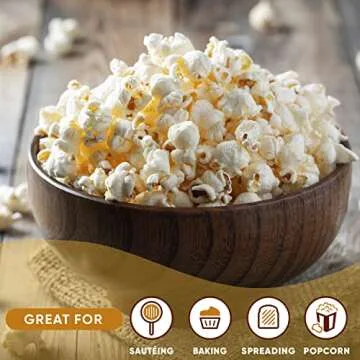 Nutiva Organic Coconut Oil with Non-Dairy Butter Flavor, 14 Ounce (Pack of 2), USDA Organic, Non-GMO, Whole 30 Approved, Vegan & Gluten-Free, Plant-Based Replacement for Butter