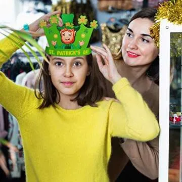Zonon St. Patrick's Day Crown Crafts Kit for Kids