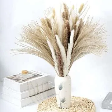 Natural Pampas Grass Set for Stylish Home Decor