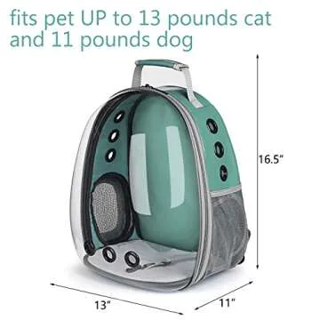 Lollimeow Cat Carrier Backpack - Waterproof and Airline-Approved