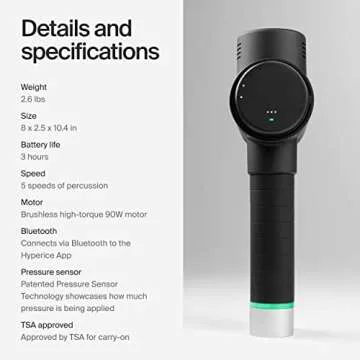 Hypervolt 2 Pro - Featuring Quiet Glide Technology - Handheld Percussion Massage Gun | 5 Speeds, 5 Interchangeable Heads | Helps Relieve Sore Muscles and Stiffness FSA-HSA Approved