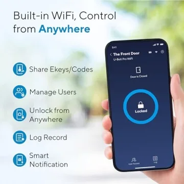 ULTRALOQ U-Bolt Pro Smart Lock with WiFi Access