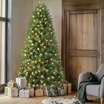 SHareconn 7.5ft Prelit Premium Christmas Tree for Your Home
