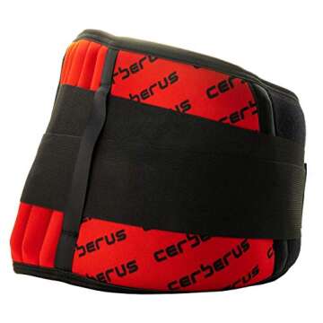 Neoprene Back Support Belt 7mm Cerberus Strength Optimal Comfort & Protection