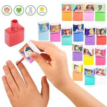Disney Princess Peel-Off Nail Polish Set for Kids