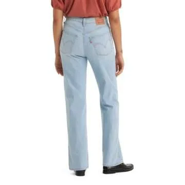 Levi's Women's Ribcage Straight Full Length Jeans, All Alone, 24