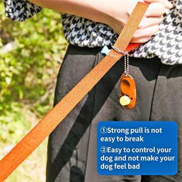 BAAPET Long Dog Training Leash for All Dogs and Cats
