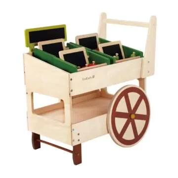 EverEarth Organic Fruit and Veg Cart for Creative Play