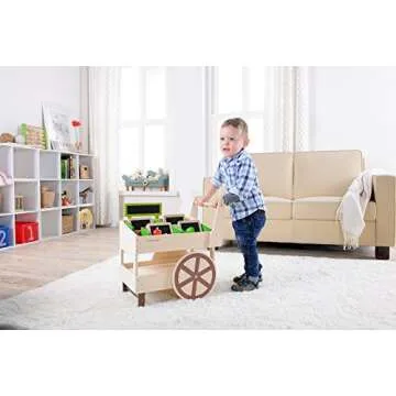 EverEarth Organic Fruit and Veg Cart for Creative Play
