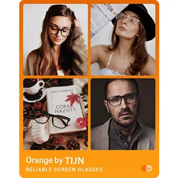 TIJN Blue Light Blocking Glasses Stylish & Comfortable