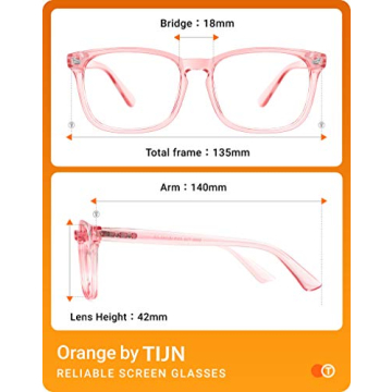 TIJN Blue Light Blocking Glasses Stylish & Comfortable