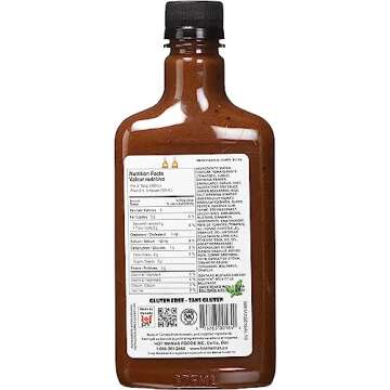 CRAZY MOOSKIES Smokin Garlic BBQ Sauce, 350 ML - All-Natural, Sugar-Free Delight