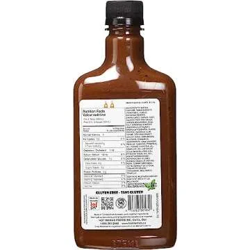 CRAZY MOOSKIES Smokin Garlic BBQ Sauce, 350 ML - All-Natural, Sugar-Free Delight