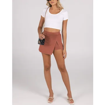 Yeokou Women High Waisted Bodycon Athletic Tennis Skirt