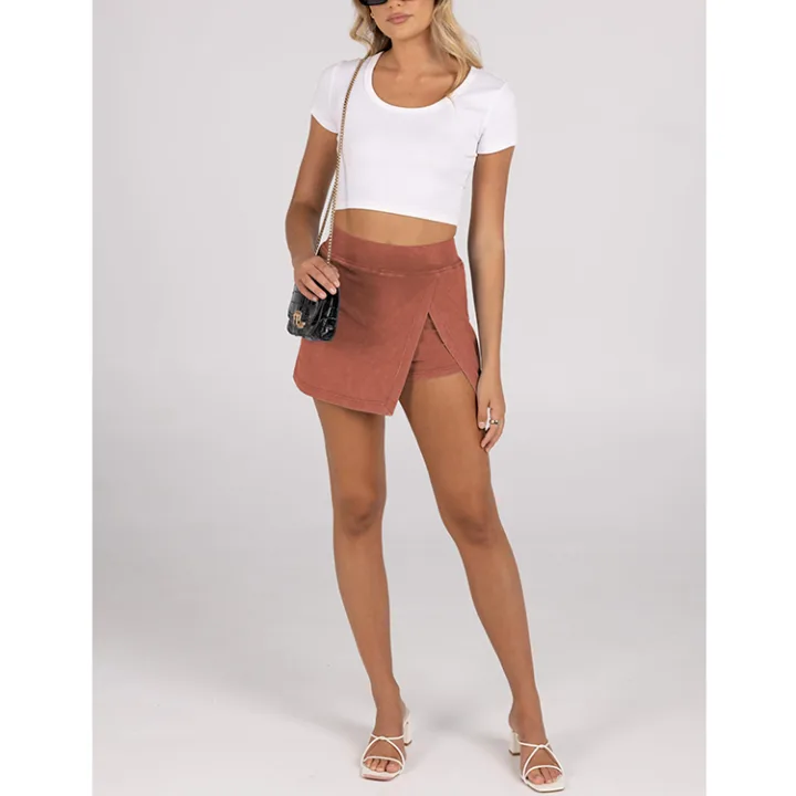 Yeokou Women High Waisted Bodycon Athletic Tennis Skirt