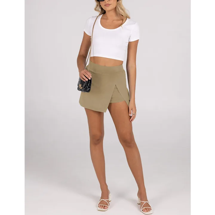 Yeokou Women High Waisted Bodycon Athletic Tennis Skirt