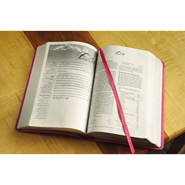 NIV Women's Devotional Bible Leathersoft Pink Edition