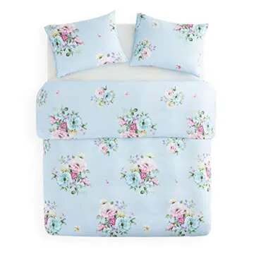 Shabby Chic Comforter Set for Cozy Bedrooms in Pastel