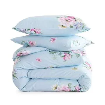 Shabby Chic Comforter Set for Cozy Bedrooms in Pastel