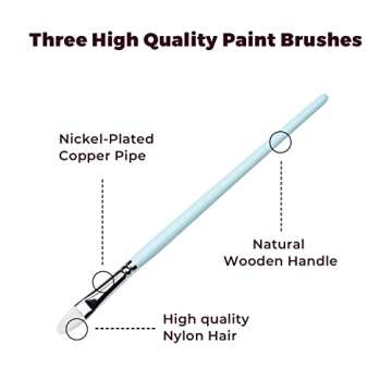 HIMI Gouache Paint Set, 24 Colors x 30ml Unique Jelly Cup Design with 3 Paint Brushes and a Palette in a Carrying Case, Non-Toxic Gouache Paint Perfect for Artists, Students(Green)