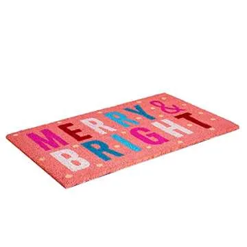 Calloway Mills 107561729 Pink Merry & Bright Doormat