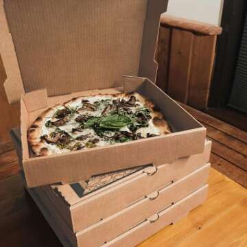 Durable Kraft Pizza Boxes | 10x10 Inches | 15 Pack | BOARDS+