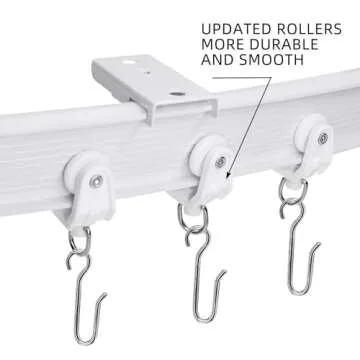 VRSS Flexible Curtain Track for Custom Shower and Room Dividers