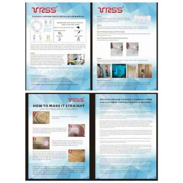 VRSS Flexible Curtain Track for Custom Shower and Room Dividers