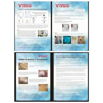 VRSS Flexible Curtain Track for Custom Shower and Room Dividers