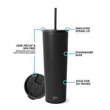 Simple Modern 28oz Insulated Tumbler with Straw