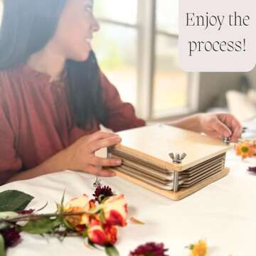 Mandylan Flower Press Kit - DIY Flower Drying Kit