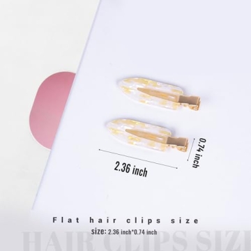 Cptots No Crease Hair Clips - 12 Stylish Clips for Women